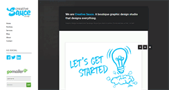 Desktop Screenshot of creativesauce.co.nz